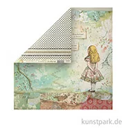 Artikelbild des Artikels “Stamperia Scrappapier - Alice, 30,5 x 30,5 cm, 190g “