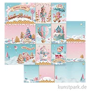 Artikelbild des Artikels “Stamperia Scrappapier - Candy Christmas Cards, 30,5 x 30,5 cm “