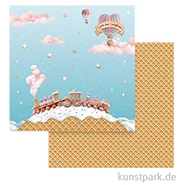 Artikelbild des Artikels “Stamperia Scrappapier - Candy Christmas Train, 30,5 x 30,5 cm “