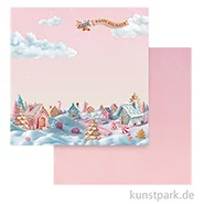 Artikelbild des Artikels “Stamperia Scrappapier - Candy Christmas Village, 30,5 x 30,5 cm “