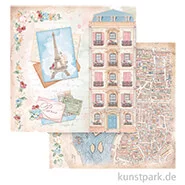 Artikelbild des Artikels “Stamperia Scrappapier - Create Happiness Oh la la Tour Eiffel, 30,5 cm “