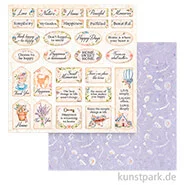 Artikelbild des Artikels “Stamperia Scrappapier - Create Happiness Welcome Home Labels, 30,5 cm “