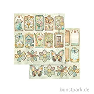 Artikelbild des Artikels “Stamperia Scrappapier - Daisy Art Tags, 30,5 x 30,5 cm “