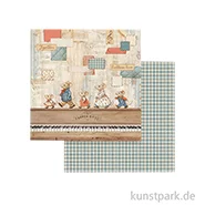 Artikelbild des Artikels “Stamperia Scrappapier - Family Piano, 30,5 x 30,5 cm “