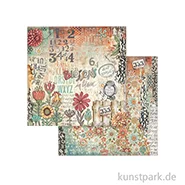 Artikelbild des Artikels “Stamperia Scrappapier - Furry Friends Flowers, 30,5 x 30,5 cm “