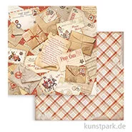 Artikelbild des Artikels “Stamperia Scrappapier - Gear up for Christmas Post Cards, 30,5 cm “