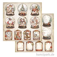 Artikelbild des Artikels “Stamperia Scrappapier - Gear up for Christmas Snowglobes, 30,5 cm “