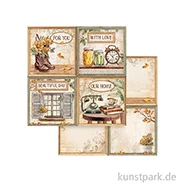 Artikelbild des Artikels “Stamperia Scrappapier - Golden Harmony 4 Cards, 30,5 x 30,5 cm “