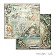 Artikelbild des Artikels “Stamperia Scrappapier - Herbarium Silvae Bridge, 30,5 x 30,5 cm “