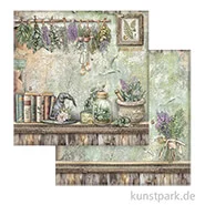 Artikelbild des Artikels “Stamperia Scrappapier - Herbarium Silvae Lavender, 30,5 x 30,5 cm “