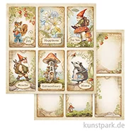Artikelbild des Artikels “Stamperia Scrappapier - Hidden Grove 6 Cards, 30,5 x 30,5 cm “