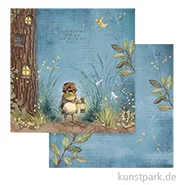 Artikelbild des Artikels “Stamperia Scrappapier - Hidden Grove Mr Frog, 30,5 x 30,5 cm “