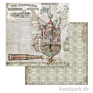 Artikelbild des Artikels “Stamperia Scrappapier - Lady Vagabond Flying Ship, 30,5 x 30,5 cm “