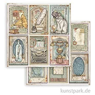 Artikelbild des Artikels “Stamperia Scrappapier - Lady Vagabond Lifestyle Cards, 30,5 x 30,5 cm “