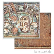 Artikelbild des Artikels “Stamperia Scrappapier - Lady Vagabond Lifestyle Ship Gate, 30,5x30,5cm “
