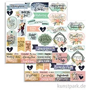 Artikelbild des Artikels “Stamperia Scrappapier - Love Story Quotes, 30,5 x 30,5 cm “