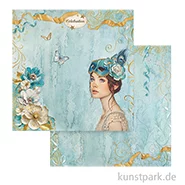 Artikelbild des Artikels “Stamperia Scrappapier - Masquerade Celebration Lady, 30,5 x 30,5 cm “