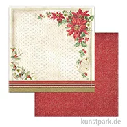 Artikelbild des Artikels “Stamperia Scrappapier - Poinsettia 30,5 x 30,5 cm “
