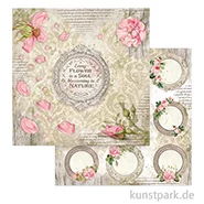 Artikelbild des Artikels “Stamperia Scrappapier - Romantic Garden House Garlands 30,5 x 30,5 cm “