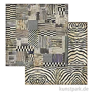 Artikelbild des Artikels “Stamperia Scrappapier - Savana Zebra 30,5 x 30,5 cm “