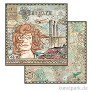 Artikelbild des Artikels “Stamperia Scrappapier - Sir Vagabond Aviator Lady 30,5 x 30,5 cm “