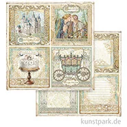 Artikelbild des Artikels “Stamperia Scrappapier - Sleeping Beauty 4 Cards, 30,5x30,5 cm “