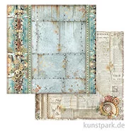 Artikelbild des Artikels “Stamperia Scrappapier - Songs of the Sea Mechanism, 30,5 x 30,5 cm “
