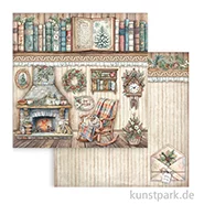 Artikelbild des Artikels “Stamperia Scrappapier - The Owl's House Fireplace, 30,5 x 30,5 cm “