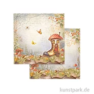 Artikelbild des Artikels “Stamperia Scrappapier - Whispering Woods Boot House, 30,5 x 30,5 cm “