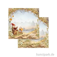 Artikelbild des Artikels “Stamperia Scrappapier - Whispering Woods Gnome, 30,5 x 30,5 cm “