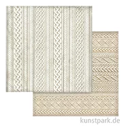 Artikelbild des Artikels “Stamperia Scrappapier - White Christmas Knitted Patterns, 30,5 cm “