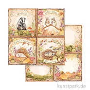 Artikelbild des Artikels “Stamperia Scrappapier - Woodland 4 Cards, 30,5 x 30,5 cm “