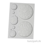 Artikelbild des Artikels “Stamperia Silikon Gießform - Around the World Clocks, A6 “