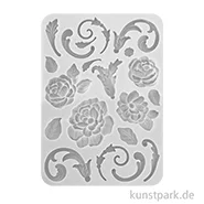 Artikelbild des Artikels “Stamperia Silikon Gießform - Brocante Antiques Flowers Embellish, A5 “