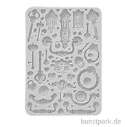 Artikelbild des Artikels “Stamperia Silikon Gießform - Golden Harmony Keys Handles Locks, A5 “