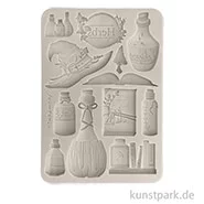 Artikelbild des Artikels “Stamperia Silikon Gießform - Herbarium Silvae Alchemy, A5 “
