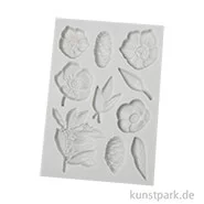 Artikelbild des Artikels “Stamperia Silikon Gießform - Flowers, Pinecones, A6 “