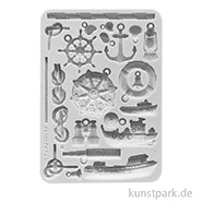 Artikelbild des Artikels “Stamperia Silikon Gießform - Silent Sea Rudders and Boats, A5 “