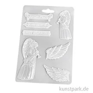 Artikelbild des Artikels “Stamperia Soft Mould (Gießform) - Angel and Wings, A5 “