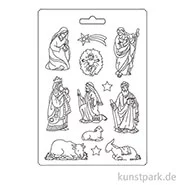 Artikelbild des Artikels “Stamperia Soft Mould (Gießform) - Bethlehem, A4 “