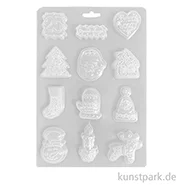 Artikelbild des Artikels “Stamperia Soft Mould (Gießform) - Candy Christmas Elements, A5 “