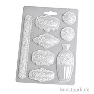 Artikelbild des Artikels “Stamperia Soft Mould (Gießform) - Rose Parfum Plates, DIN A5 “