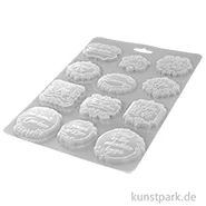 Artikelbild des Artikels “Stamperia Soft Mould (Gießform) - You and Me Plates, DIN A4 “