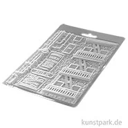Artikelbild des Artikels “Stamperia Soft Mould (Gießform) - Sir Vagabond New York Windows, A5 “