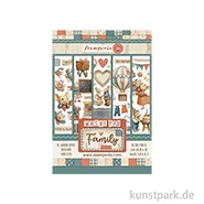 Artikelbild des Artikels “Stamperia Washi Pad - Family, 8 Blatt, A5 “