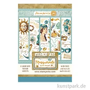 Artikelbild des Artikels “Stamperia Washi Pad - Masquerade, 8 Blatt, A5 “
