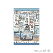 Artikelbild des Artikels “Stamperia Washi Pad - Silent Sea, 8 Blatt, A5 “