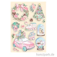 Artikelbild des Artikels “Stamperia Wooden Shapes - Christmas Rose, DIN A6 “