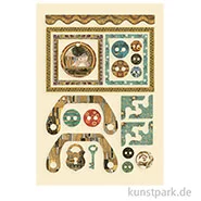 Artikelbild des Artikels “Stamperia Wooden Shapes - Klimt Frames and Buttons, DIN A5 “