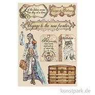 Artikelbild des Artikels “Stamperia Wooden Shapes - Lady Vagabond Labels, DIN A5 “